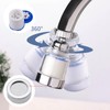 Pack of 3 Water Filter Tap 360° Rotatable, Transparent, with
