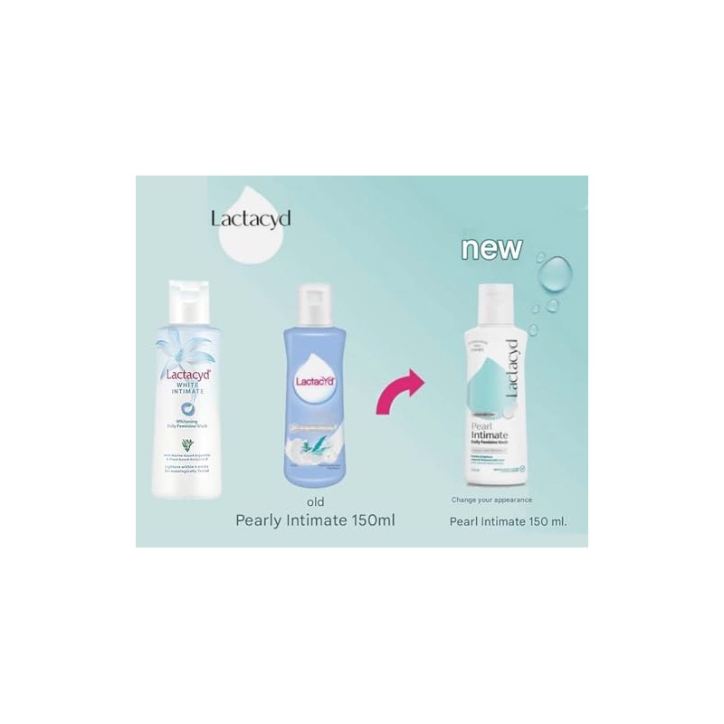 Lactacyd- Jabón líquido femenino diario Pearl Intimate 150 ml