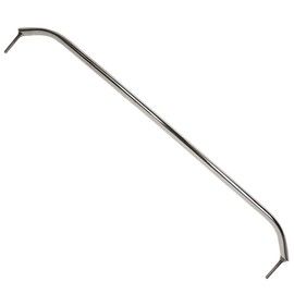 MARINE CITY Oval Tube Boat Handle Grab Bar Mount Handrail with Flange and Studs 30 Inches, Marine-Grade 304 Stainless Steel for Yachts, RVs, and Boats (Pack of 1)