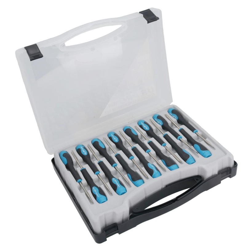 Precision Screwdriver Set Torx/Flat/Phillips 15pc U S Pro Tools AT603