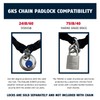 ABUS Hardened Steel 6KS 1/4" Thick Square Security Chain for