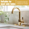 LEIFIDE 2 Pcs 2 Inch Kitchen Sink Hole Cover Faucet