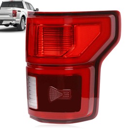 Nakuuly LED Tail Light with Blind Spot Compatible With Ford F150 2018 2019 2020 Right Passenger Side Taillight Rear Brake Lamp Signal Assembly with Bulb # KL3Z13404B(Module NOT Included)