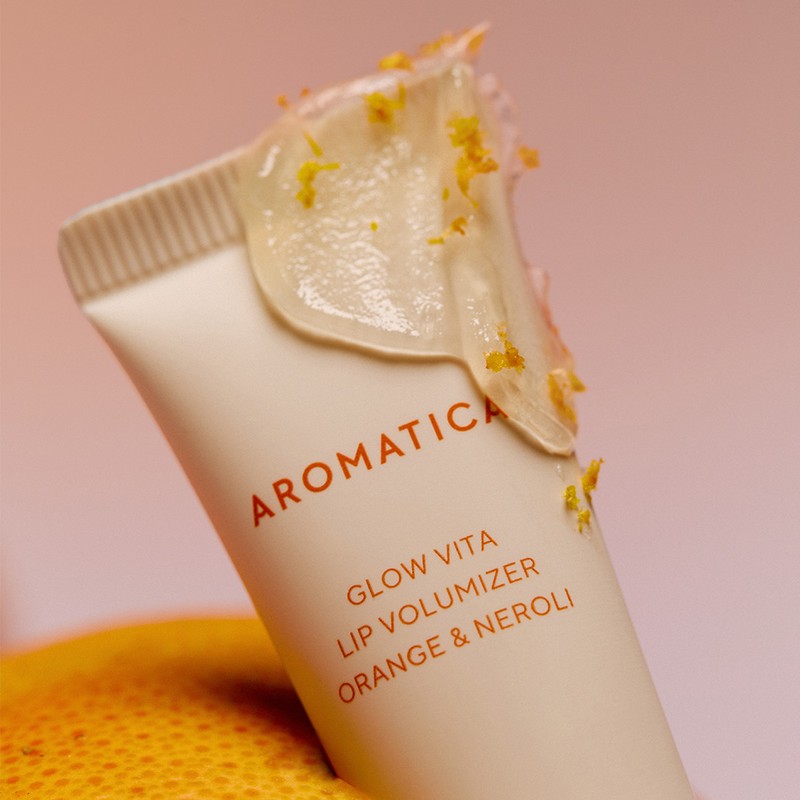 Aromatica Glow Vita Lip Volumizer Orange & Neroli 10G Vitamin