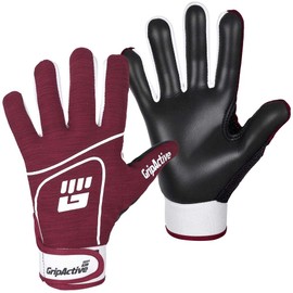 Grip Active GAA Gloves Premium Gaelic Football Gloves Made with 2.5mm Latex for Best Grip & Great Ball Control Suitable for Men, Women, Adults and Kids