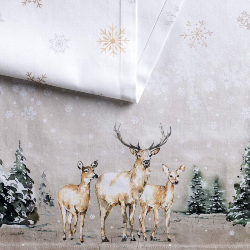 Maison d' Hermine Deer In The Woods 100% Cotton Table