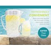 Arrow Home Products Clear Plastic Beverage Pitcher with Lid, 76