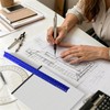 Nicpro 16PCS Drafting Tools with 12‘’ Aluminum Architect Scale Ruler,