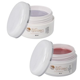 Sun Garden Nails UV Builder Gel Thick Clear 30 ml + UV Cover Gel 30 ml