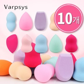 BapSis 똥퍼프 Ver2 x10개 /물광/물방울/메이크업 퍼프/바프시스 Ddong Puff Ver2 x10 / Glowing / Water Drop / Makeup Puff / Bafcis [Raindrops (10 pieces) color random]