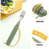 TOVINANNA Adaptive Stainless Steel Fork for Elderly Disabled Angle Eating