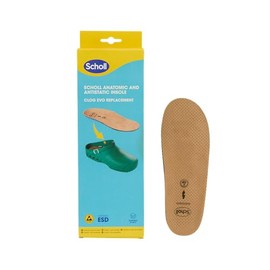 Dr. Scholl Anatomical Antistatic Replacement Insole for Clog Evo, beige