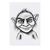 'Mischievous Troll' Temporary Tattoo - Water Resistant, Skin-Safe, Non-Toxic Transfer