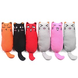 maxin 6 piezas de juguetes para gatos de interior, juguetes interactivos para mordeduras de gato para gatos, gatitos, juguetes para gatos y gatos, juguetes para gatos y gatos, juguetes para masticar