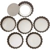Webake 4 Inch Mini Tart Pan Set of 6, Non-Stick