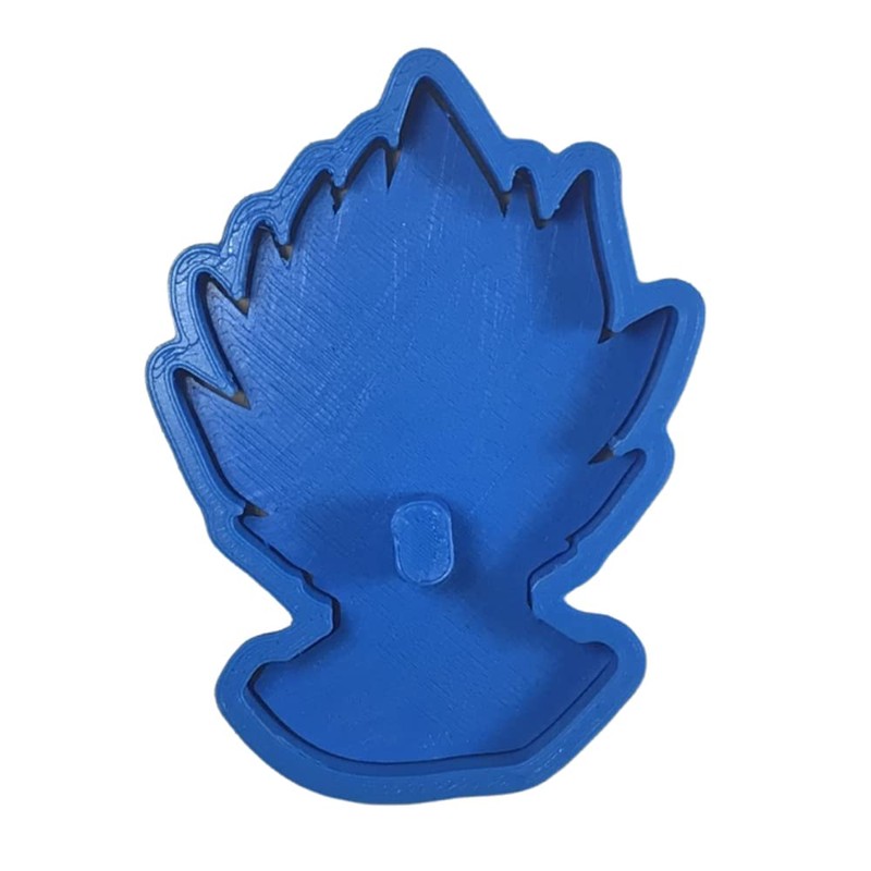 Cuticuter Goku Saiyan Dragon Ball Cookie Cutter, Blue (CGGOKUSAYAN)