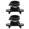 2 Pack Rubber Carburetor Flange Intake 420867882 420867880 Replacement for