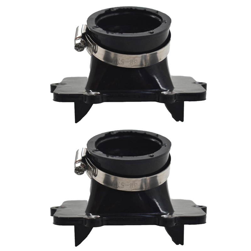 2 Pack Rubber Carburetor Flange Intake 420867882 420867880 Replacement for
