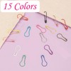 iJiZuo 450pcs Safety Pins with Clear Case(15 Colors)