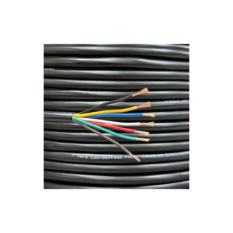 electrosmart 5m 7 Core Copper Cable Car Van Trailer Tail