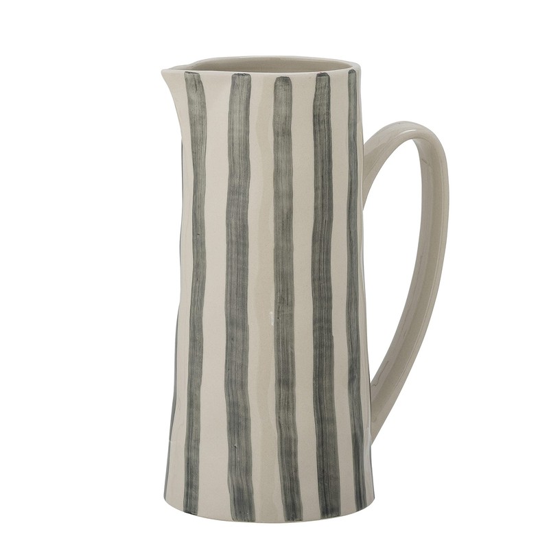 Bloomingville Begonia Green Ceramic Jug