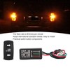 Turn Signal Rocker Switch LED Waterproof Anti Shock 240W Motorcycle