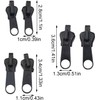 Fix Zippers | 6 Removable Zipper Repair Reusable, Convenient Head