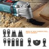 12 Uds. Cuchillas Oscilantes Estándar Accesorios para Herramientas Oscilantes Hojas
