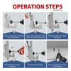 Oblique Hole Drilling Template Pocket Jig Dowel Clamps Device Set