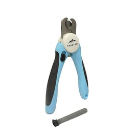 TheStone- Dog & Cat Pets Nail Clippers and Trimmers - Safety Guard to Prevent Over Cutting, Free Nail File - Nail Clipper Comes with Sharp Blade and Free Nail File