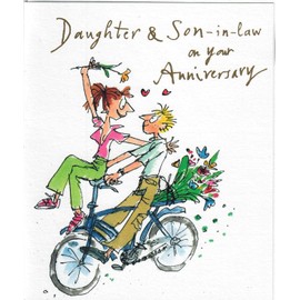 Quentin Blake - Daughter and Son in Law - Anniversary Card