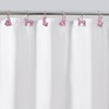 Aldopein Leopard Decorative Shower Curtain Hooks Rings for Summer Tropical