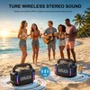 OMUCA Speakers Bluetooth Wireless, 100W Portable Bluetooth Speaker with Bass,
