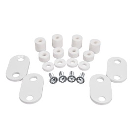 Alberts Silver Window Grille Fixing Kit 557782