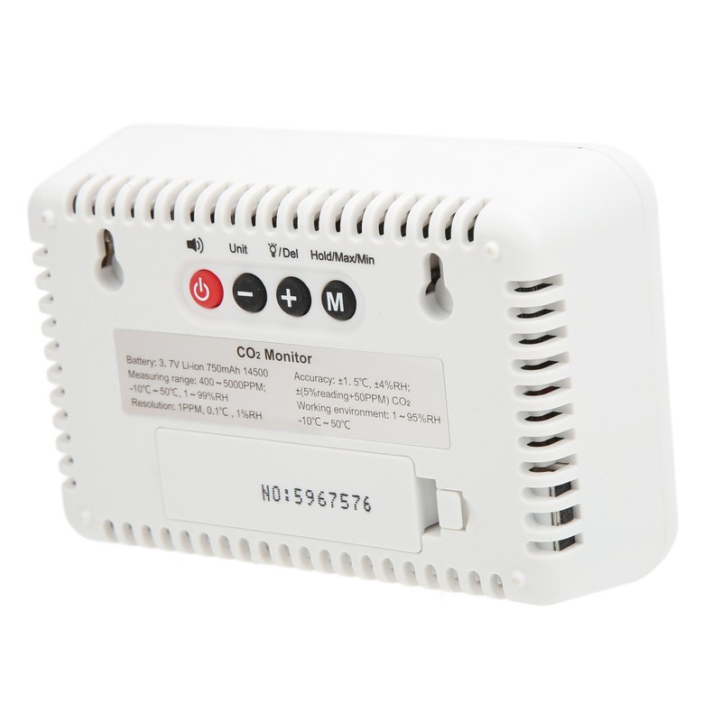 ST8310 LCD Air Quality Monitor Carbon Dioxide Detector CO2 Temperature