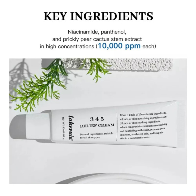345 Crema Hidratante Facial Calmante