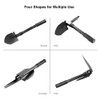 C_EDITION Multi-Functional Military Folding Shovel Survival Spade Emergency Garden Camping