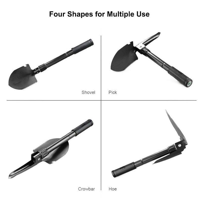 C_EDITION Multi-Functional Military Folding Shovel Survival Spade Emergency Garden Camping