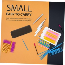 PACKOVE 2pcs Magnetic Tweezers Storage Box Stylish Makeup Organizer for Eyelash Extensions Portable Beauty Tweezers Holder for Lash Technicians Makeup Artists