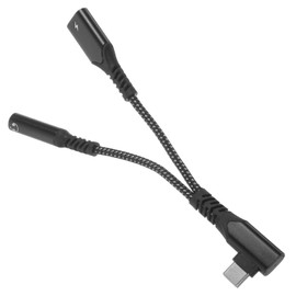 TEHAUX USB C to Headphone Adapter Type Adapter with Fast Charging Aux to USB Adapter for Laptop Computer and Mobile Devices Sleek Gunmetal Design