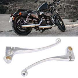sourcing map 2Pcs Aluminum Alloy Motorcycle Left Brake Clutch Handle Lever for Honda CBT