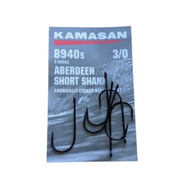 Kamasan B940s Aberdeen Short Shank 6 Hooks Size 3/0