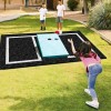 Keoholi 2 Packs Cornhole Mats 5 x 8 Ft Felt
