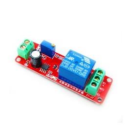 NE555 Delay Timer Module 12V DC 0-10s Adjustable Relay Output for Industrial Control, AC 250V/10A 2000W Switching