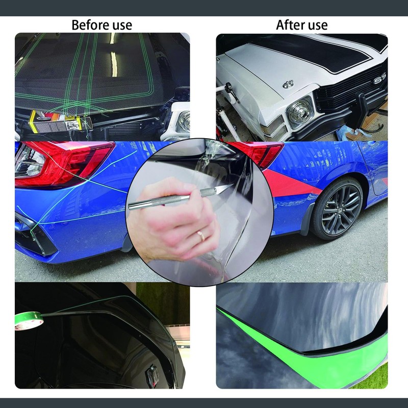8 PCS Vinyl Wrap Tools, Car Vinyl Wrap Squeegee Smoothing