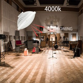 BAOMING PAR56 WFL LED Bulb Neutral White (4000~4500K) Replace Standard PAR56 300 Watt Halogen Light 28W 120°Deg AC/120V Base Type: GX16D