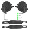 LYTIVAGEN 2 PCS Bike Pedals with Straps Exercise Bicycle Pedals