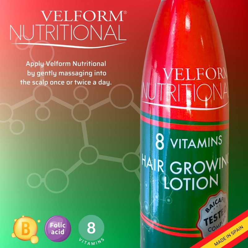 VELFORM Nutritional Hair Application Lotion Stimulates Hair Growth and Prevents