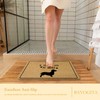 BAYOGITA Funny Dachshund Welcome Mat for Front Door, Don't Trip
