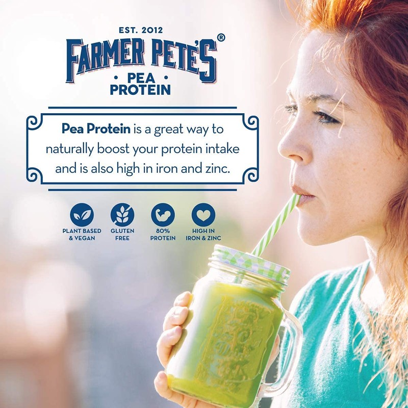 Farmer Pete's Farmer Pete's Pea Protein Powder 1kg - Dairy